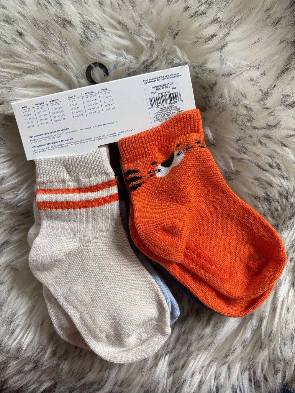 12M-24M NWT 6 Pack Old Navy Crew Socks Crew Socks